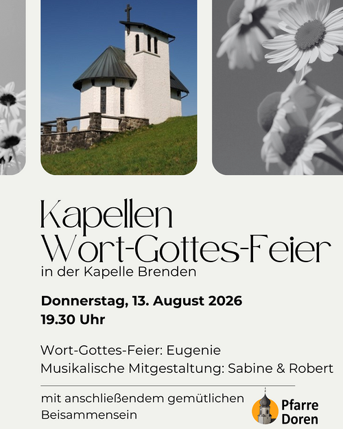 Kapellen WGF August Brenden 2026 / Renate Lässer